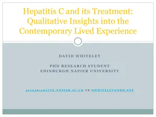 Insights into Hepatitis C Treatment Experience: Research Findings