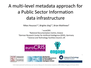 Multi-Level Metadata Approach for Public Sector Information Infrastructure