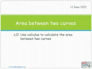Calculating Area Between Two Curves using Calculus