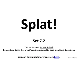 2-Color Splats Math Activity Set | Fun Learning Resource
