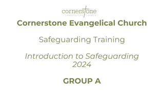 Cornerstone Evangelical Church Safeguarding Training Overview