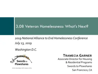 Veteran Homelessness Solutions at Swords to Plowshares
