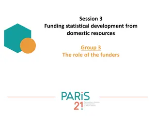Mobilising Domestic Resources for Statistical Development: Challenges and Solutions