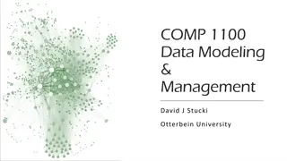 Understanding Data Modeling & Management Concepts in Relational Databases