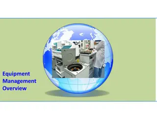 Equipment  Management Overview
