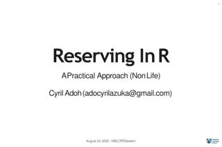 Practical Approach to Actuarial Reserving with Chain Ladder Package
