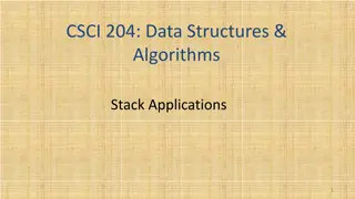 Understanding Stack Applications in Computer Science