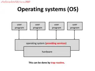 Key Operating System Services and Functions