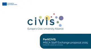 PartiCIVIS MSCA Staff Exchange Proposal 2025 Online Info Session