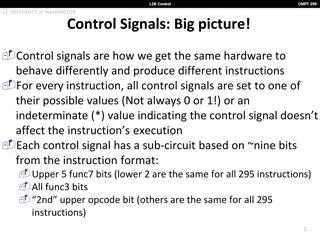 Understanding Control Signals in Hardware Design