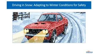 Driving in Snow Adapting to Winter Conditions for Safety