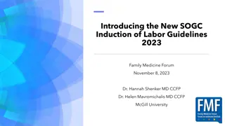 Guidelines for Induction of Labor in Family Medicine Forum 2023
