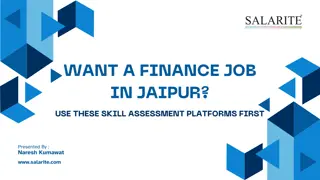 Want a Finance Job in Jaipur? Use These Skill Assessment Platforms First