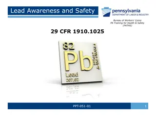 Lead Awareness and Safety Training for Workers - Essential Information