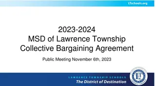 Lawrence Township 2023-2024 Collective Bargaining Agreement Overview