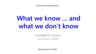Understanding Blockchain Technology and Cryptoventures