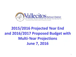 Financial Overview and Budget Projections for 2015-2016 and 2016-2017 Fiscal Years