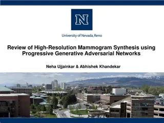 High-Resolution Mammogram Synthesis Using GANs: A Review