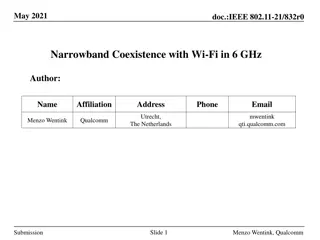 Narrowband Coexistence Analysis Between Wi-Fi and Bluetooth in 6 GHz Band