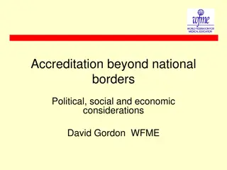 Accreditation Beyond National Borders: Challenges and Solutions in Medical Education