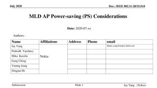 IEEE 802.11 Power-saving Considerations for Mobile APs