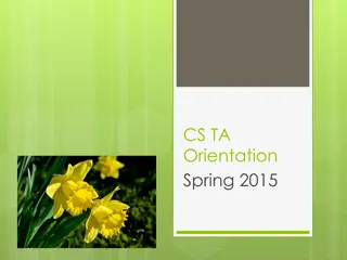 Spring 2015 CS TA Orientation Guide