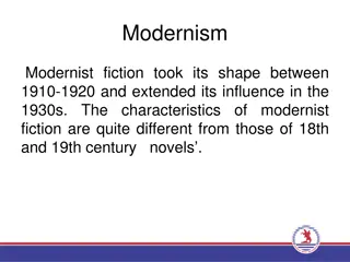 Exploring Modernist Fiction: Influences, Characteristics, and Techniques