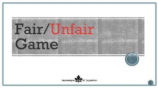 Fair vs. Unfair Game: Exploring Prejudice and Equality in Canada