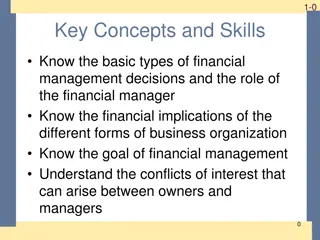 Understanding Financial Management Decisions and Goals