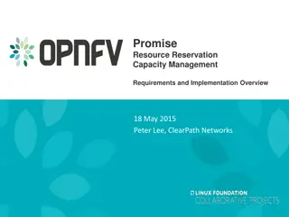 Capacity Management and Resource Reservation Overview