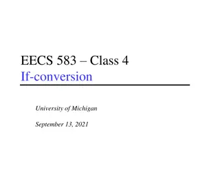 If-Conversion in Compiler Optimization