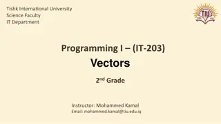 Understanding the Difference between Arrays and Vectors in C++