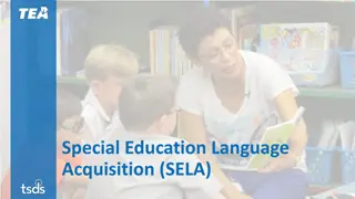 SELA Agenda Updates and Reminders 2020-2021