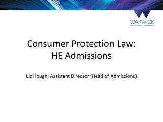 Understanding Consumer Protection Laws in Higher Education Admissions
