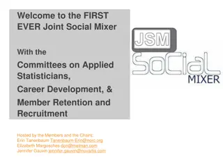 Joint Social Mixer with Committees on Applied Statisticians, Career Development & Member Retention