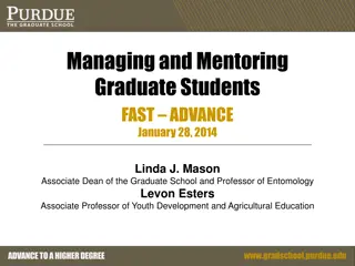Managing and Mentoring Graduate Students for Success in Higher Education