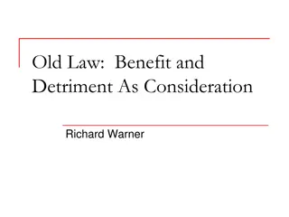 Understanding Consideration in Contract Law