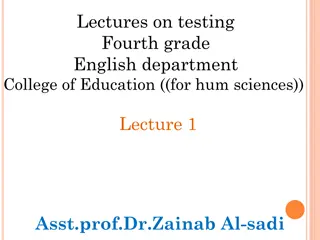 Understanding Evaluation, Assessment, and Testing in Education