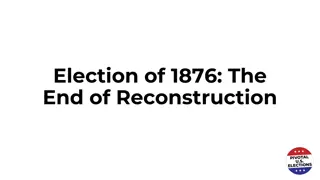 Election of 1876: The End of Reconstruction Controversy