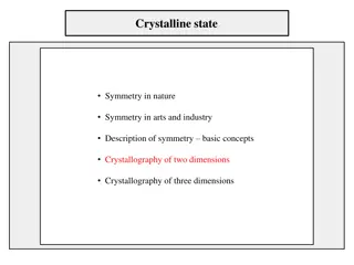 Understanding Crystallography: Symmetry in Nature, Arts, and Industry