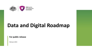 Data and Digital Roadmap for NDIS Commission