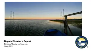 Division of Boating and Waterways Updates: May 8, 2025