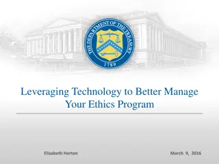 Better Manage Your Ethics Program Using Technology