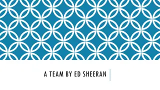 Interpreting Ed Sheeran's 'A Team' Lyrics and Poetic Devices