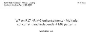 Enhancements in Multiple Concurrent and Independent Measurement Gap Patterns