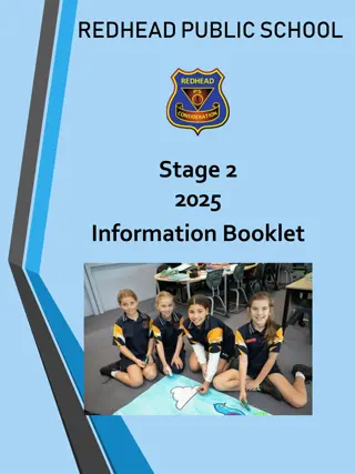 Redhead Public School Stage 2 - Information Booklet 2025