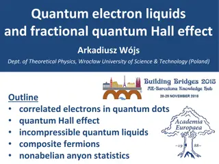 Quantum Electron Liquids and Fractional Quantum Hall Effect Overview
