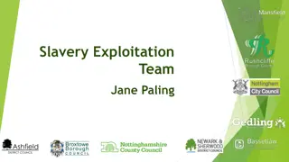 Understanding Modern Slavery and Exploitation Landscape