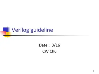 Verilog Guideline for Better Coding Practices