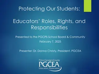 Protecting Students: Educators' Roles, Rights, and Responsibilities